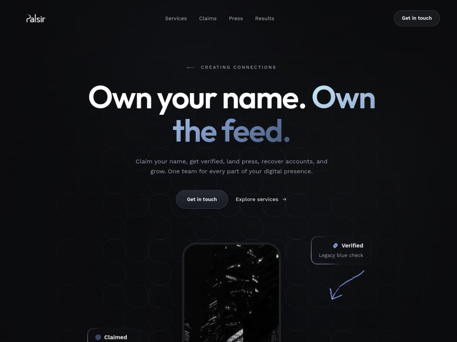 Palsir — Digital identity & growth agency